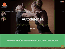 Tablet Screenshot of aikido-barcelona.com